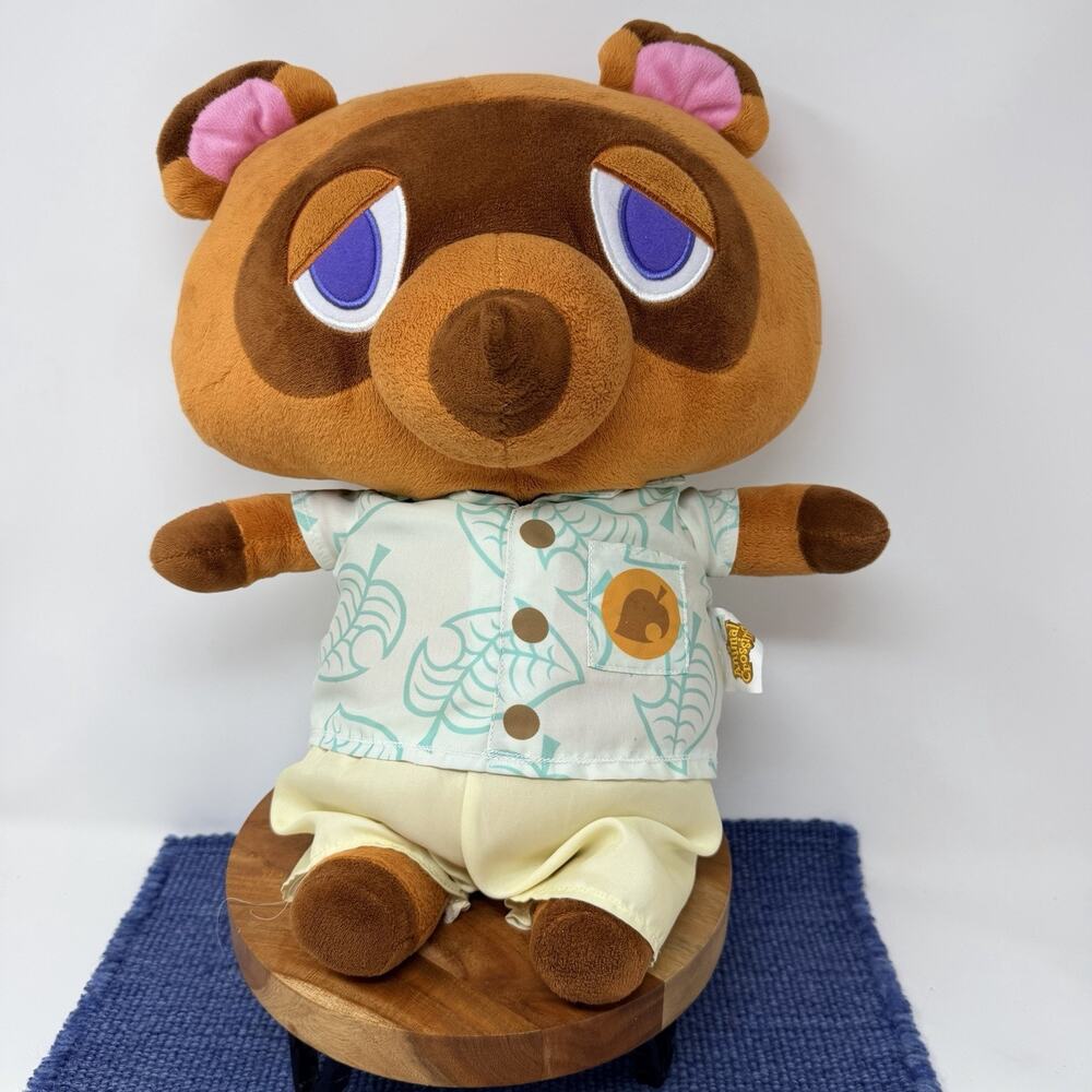 NINTENDO 18-inch TOM NOOK Plush Doll, an Animal Crossing Tanuki, Japanese Raccoo